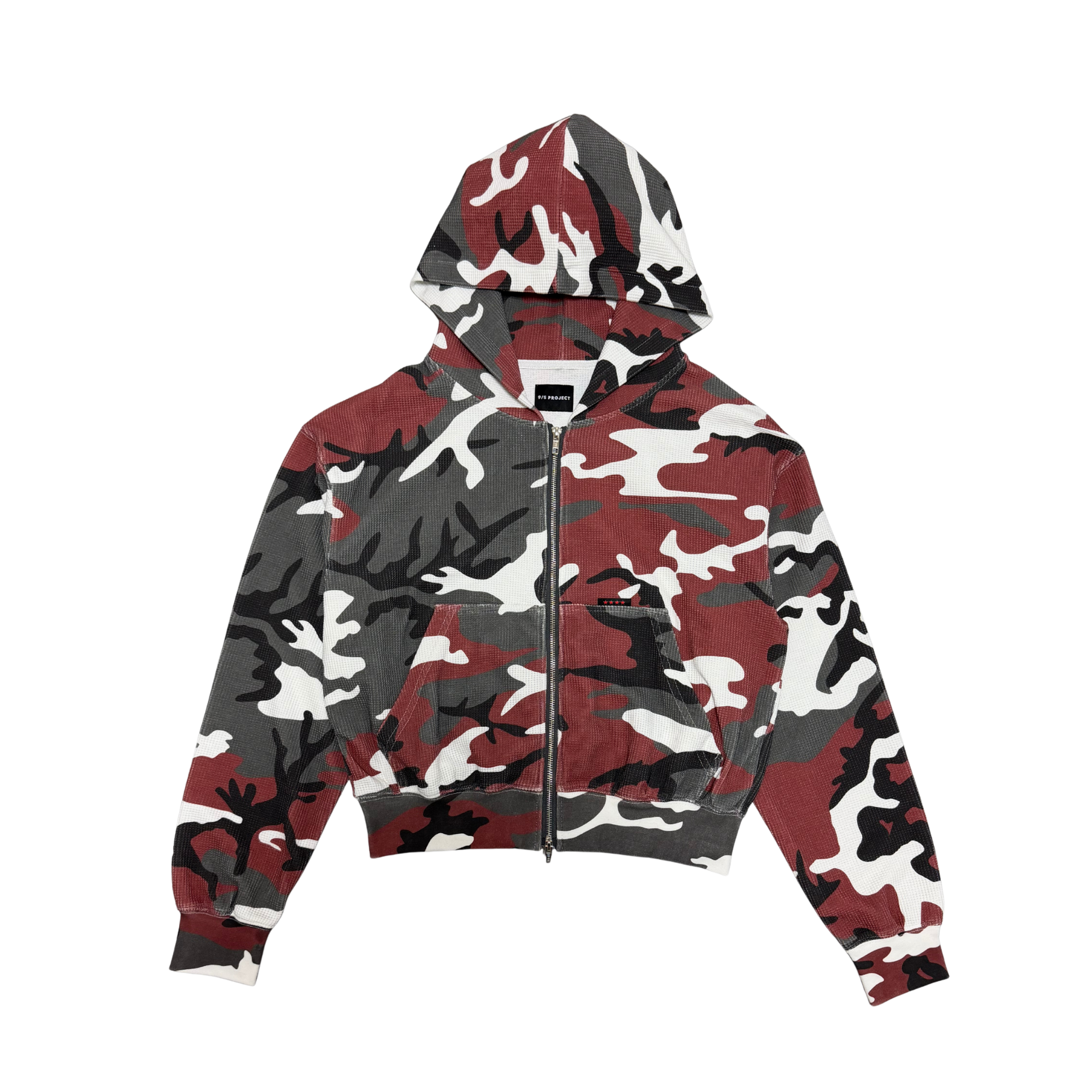 トップス 9s project THERMAL HOODIE - RED CAMO M THERMAL HOODIE - RED CAMO – 9/S PROJECT