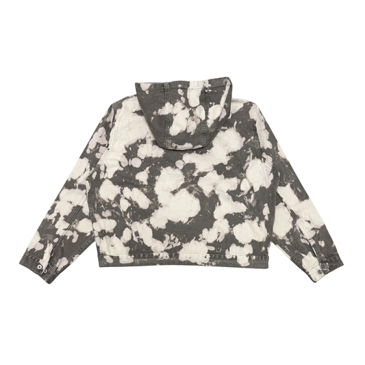 DENIM HOODIE - BLEACH