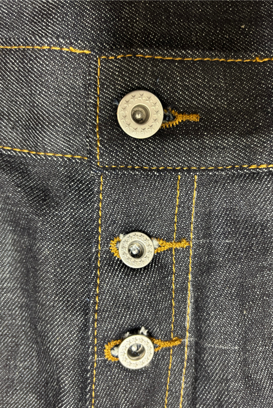 BUTTON FLY DENIM - INDIGO