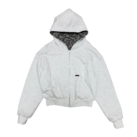 REVERSIBLE HOODIE - GRAY