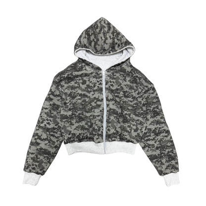 REVERSIBLE HOODIE - GRAY