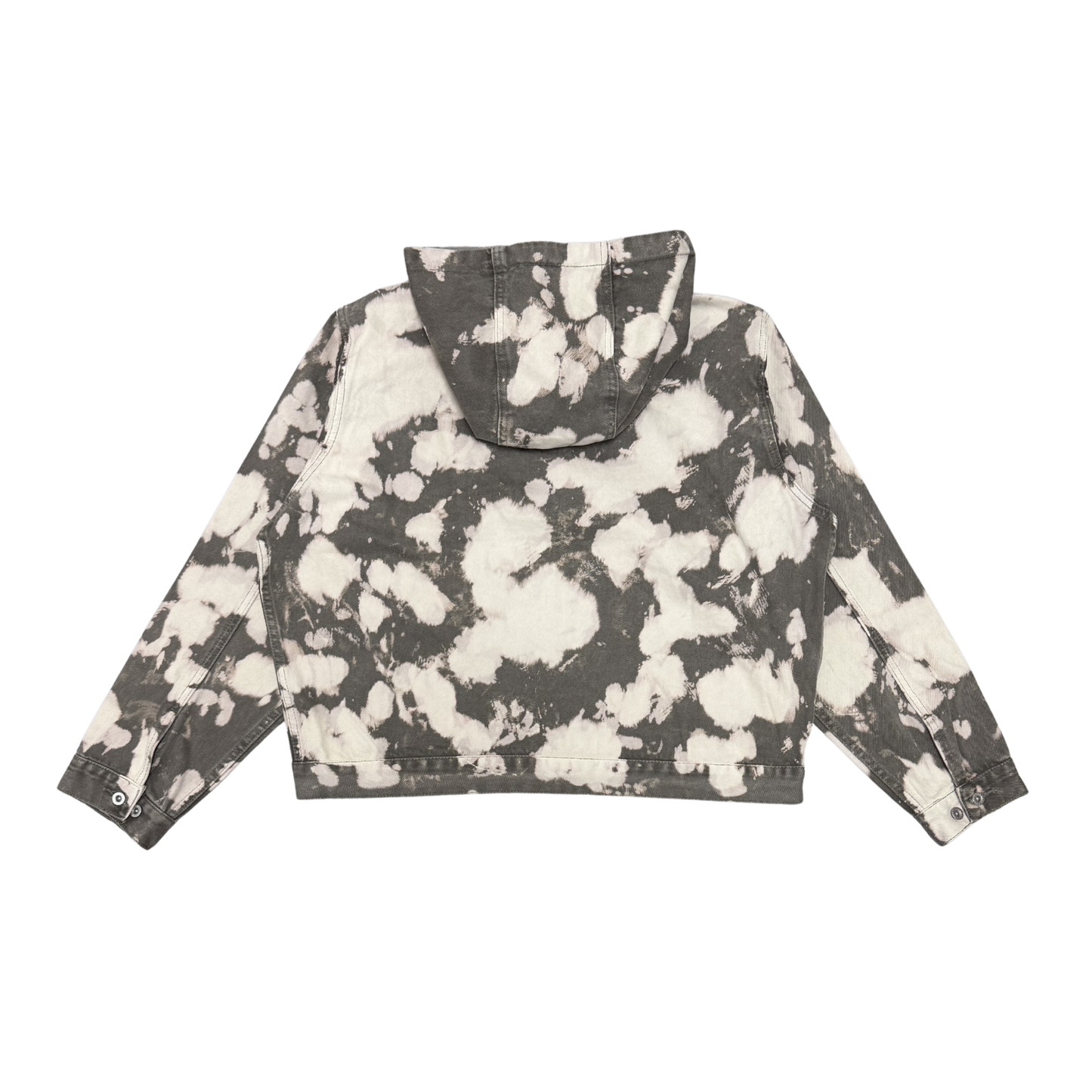 DENIM HOODIE - BLEACH