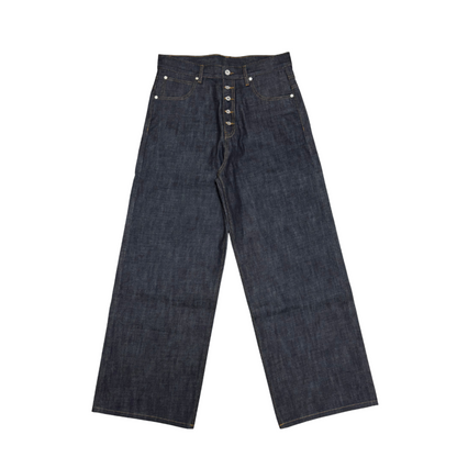 BUTTON FLY DENIM - INDIGO