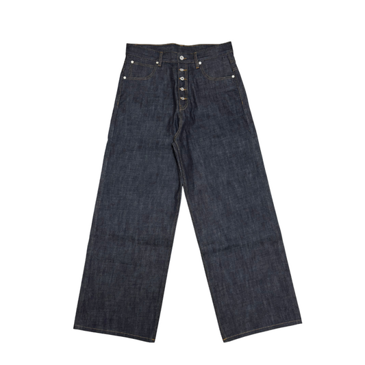BUTTON FLY DENIM - INDIGO