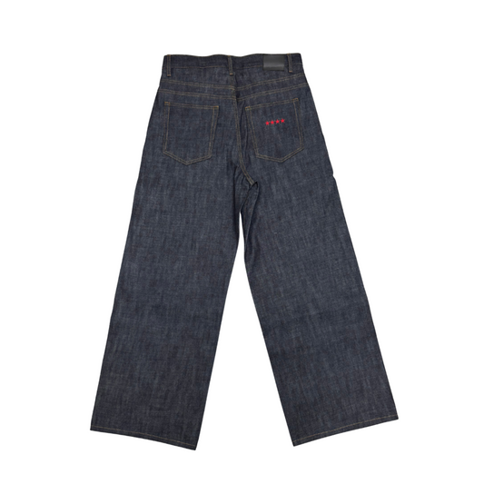 BUTTON FLY DENIM - INDIGO