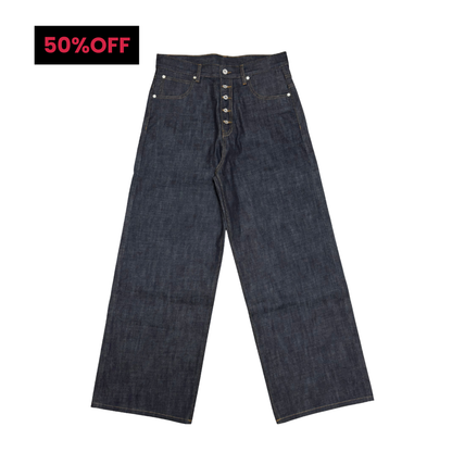BUTTON FLY DENIM - INDIGO – 9/S PROJECT