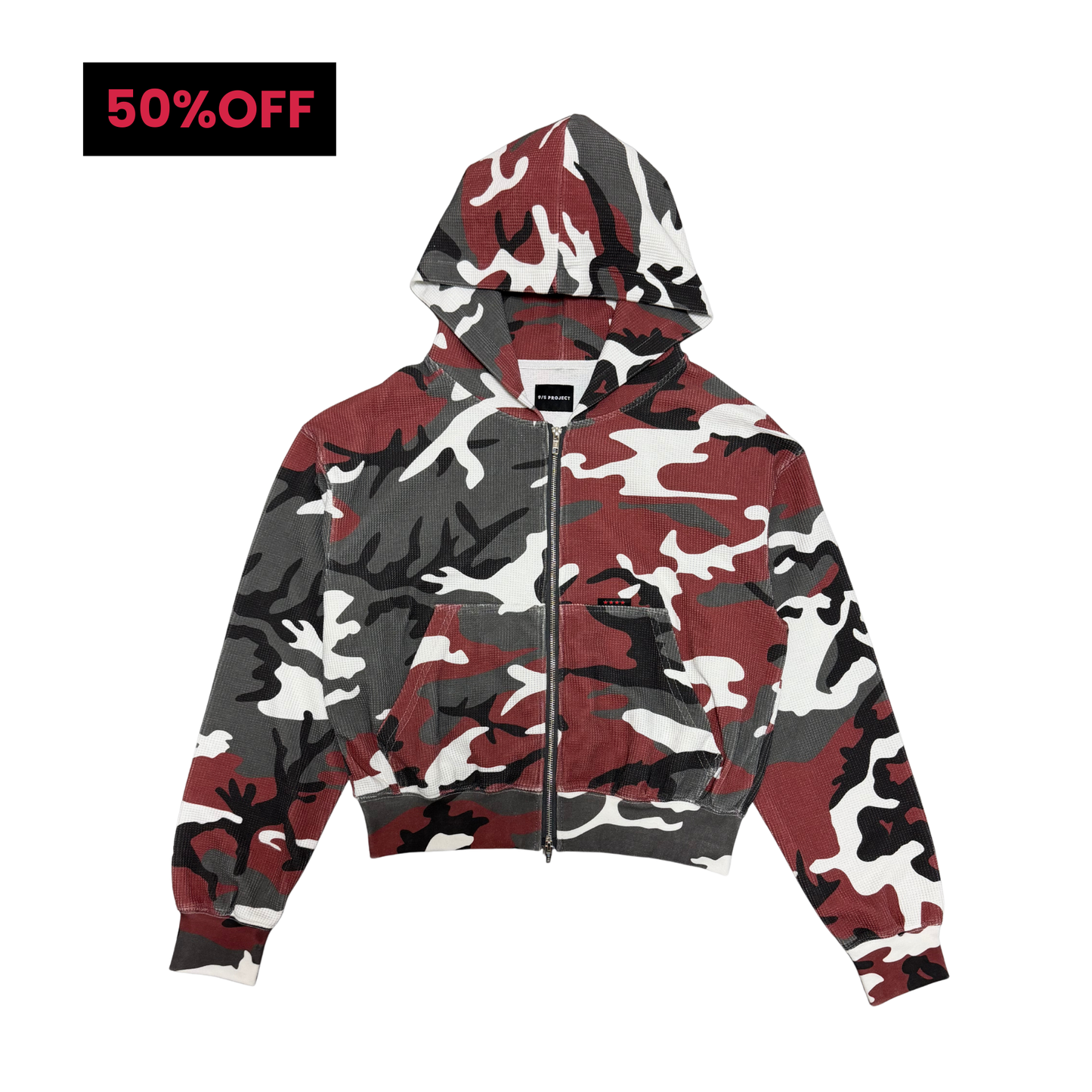 THERMAL HOODIE - RED CAMO – 9/S PROJECT THERMAL HOODIE - RED CAMO – 9/S PROJECT