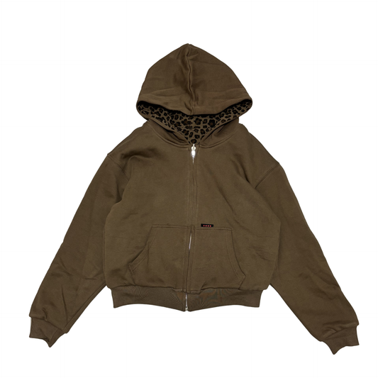 REVERSIBLE HOODIE - BROWN